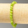 Elastic Bracelet Onyx (Acrylic Imitation), Diameter 6.5mm+/-, Length 18cm+