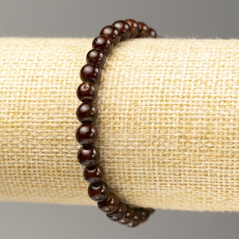 Elastic Bracelet Tiger's Eye (Imitation Acrylic) Smooth Bead, Diameter 6.5mm+-, Length 18cm+