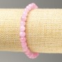 Elastic Bracelet Strawberry Quartz (Imitation Acrylic) Smooth Bead d 6.5mm+-, Length 18cm+