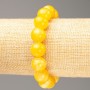 Elasticated Citrine Bracelet (imitation acrylic), diameter 12.5mm+-, length 18cm+
