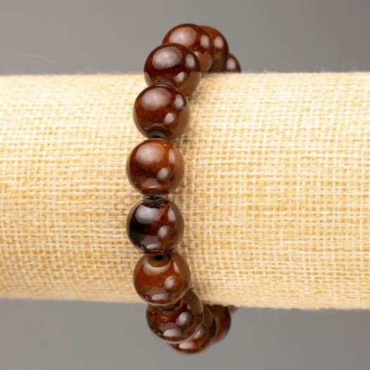 Tiger's Eye (Acrylic Imitation) Bracelet on Elastic, diameter 12.5mm+-, length 18cm+