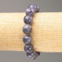 Stretch Bracelet Amethyst (Imitation Acrylic), Smooth Bead, Diameter 12.5mm+/-, Length 18cm+