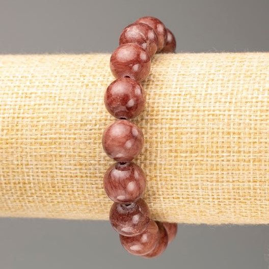 Stretch Bracelet Selenite (Imitation Acrylic), Smooth Bead, Diameter 12.5mm+/-, Length 18cm+