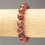 Stretch Bracelet Selenite (Imitation Acrylic), Smooth Bead, Diameter 12.5mm+/-, Length 18cm+