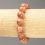 Stretch Bracelet Selenite (Imitation Acrylic), Smooth Bead, Diameter 12.5mm+/-, Length 18cm+