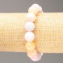 Stretch Bracelet Morganite (Imitation Acrylic), Smooth Bead, Diameter 12.5mm+/-, Length 18cm+