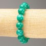 Elastic Bracelet Amazonite (Synthetic Acrylic) Smooth Bead, Diameter 12.5mm+/-, Length 18cm+