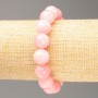 Stretch Bracelet Rose Quartz (Imitation Acrylic), Smooth Bead, Diameter 12.5mm+/-, Length 18cm+