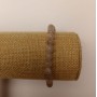 Toned Quartz Bracelet on Elastic Band (Imitation Acrylic), Grey Smooth Bead, Diameter 6.5mm+-, Length 18cm+