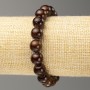 Elastic Bracelet Tiger's Eye (artificial acrylic) smooth bead, diameter 10mm +-, length 18cm+