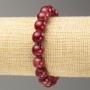 Elastic Bracelet Tourmaline (imitation acrylic) smooth bead, diameter 10mm +-, length 18cm+