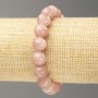 Elastic Bracelet Strawberry Quartz (imitation acrylic) smooth bead, diameter 10mm +-, length 18cm+