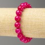 Tourmaline Bracelet on Elastic Band (Imitation Acrylic), Smooth Bead, Diameter 10mm+-, Length 18cm+