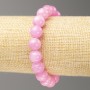 Rose Quartz Bracelet on Elastic Band (Imitation Acrylic), Smooth Bead, Diameter 10mm+-, Length 18cm+