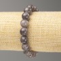 Labradorite Bracelet on Elastic Band (Imitation Acrylic), Smooth Bead, Diameter 10mm+-, Length 18cm+