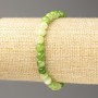 Green-White Ocean Nephrite Bracelet (imitation acrylic), diameter 6mm +/-, length 18cm+/- smooth bead on elastic