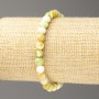 Green-Yellow-White Ocean Nephrite Bracelet (imitation acrylic), diameter 6mm +/-, length 18cm+/- smooth bead on elastic