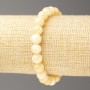 Mother-of-Pearl 'Balamut' Bracelet (imitation acrylic), 8mm +/- diameter, 18cm +/- length, smooth bead on elastic band