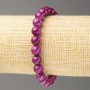 Tourmaline Bracelet (imitation acrylic), 8mm +/- diameter, 18cm +/- length, smooth bead on elastic band