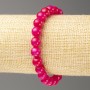 Tourmaline Bracelet (imitation acrylic), 8mm +/- diameter, 18cm +/- length, smooth bead on elastic band