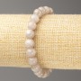 Smoky Agate Bracelet (imitation acrylic), 8mm +/- diameter, 18cm +/- length, smooth bead on elastic band