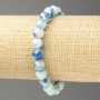 Bracelet Blue-Sky Blue Ocean Jade (imitation acrylic), diameter 8mm +-, length 18cm+- smooth bead on elastic