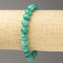 Amazonite Bracelet (imitation acrylic), diameter 8mm +/-, length 18cm+/- smooth bead on elastic
