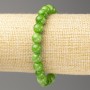 Jade Bracelet (imitation acrylic), diameter 8mm +/-, length 18cm+/- smooth bead on elastic