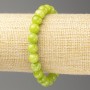 Onyx Bracelet (imitation acrylic), diameter 8mm +/-, length 18cm+/- smooth bead on elastic