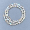 Opal Glass Beads on Thread Tumbled 6×7 mm, length 40 cm