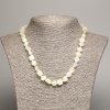 Onyx Necklace, tumbled beads, diameter 5x8-10mm+/-, length 50cm+