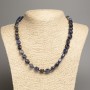 Necklace of Sodalite Stone, Tumbled, Diameter 5x-10mm+-, Length 50cm+