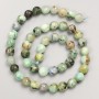 Natural Chrysocolla and Lapis Lazuli Stone Beads, Faceted Round, on a Strand, Diameter 8mm, Length 38cm+