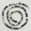 Chrysocolla Stone Beads, Faceted, on a Strand, Diameter 5mm, Length 38cm+