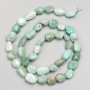 Amazonite Beads, Tumbled, on Thread, Diameter 8x10mm+/-, Length 40cm+