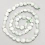 Green Angelite Stone Beads, Tumbled on String, Diameter 7x7mm+/-, Length 38cm+