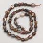 Pietersite Stone Beads, Tumbled on String, Diameter 6x8mm+/-, Length 40cm+