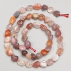 Carnelian Stone Beads, Tumbled on String, Diameter 6x8mm+/-, Length 38cm+
