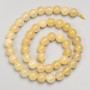 Citrine Stone Beads, Smooth Round on String, Diameter 8mm+/-, Length 38cm+