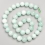 Larimar Stone Beads, Smooth Round Bead on a Strand, Diameter 10mm+-, Length 38cm+