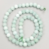 Larimar Stone Beads, Smooth Round Bead on a Strand, Diameter 6mm+-, Length 38cm+