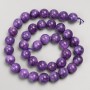 Sugilite Stone Beads, Smooth Round Bead on a Strand, Diameter 10mm+-, Length 38cm+