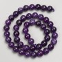 Sugilite Stone Beads, Smooth Round Bead on a Strand, Diameter 8mm+-, Length 38cm+
