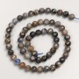 Dichroite Iolite Natural Stone Beads, Faceted Round Bead on a Strand, Diameter 6.5mm+-, Length 39cm+