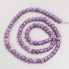Phosphosiderite Natural Stone Beads, faceted cube on a strand, diameter 4.5mm+/-, length 38cm+