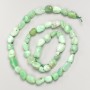 Green Larimar Natural Stone Tumbled Beads on Strand, Diameter 7x8mm+/-, Length 40cm+