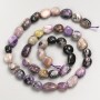 Charoite Natural Stone Tumbled Beads on Strand, Diameter 10x12mm+/-, Length 42cm+