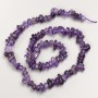 Amethyst Stone Beads Chips on Thread, Diameter 8x4mm+/-, Length 40cm+