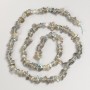Labradorite Stone Beads Chips on Thread, Diameter 6x3mm+/-, Length 41cm+
