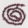 Garnet Stone Beads Chips on Thread, Diameter 4-6x1.5mm+/-, Length 39cm+
